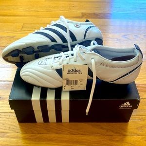 adiPURE TRX FG Soccer Cleats [white/navy]